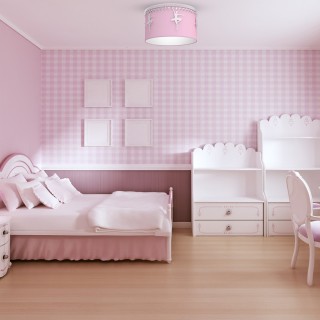 Lampa sufitowa BALETNICA PINK 1xE27