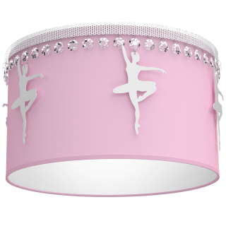 Lampa sufitowa BALETNICA PINK 1xE27