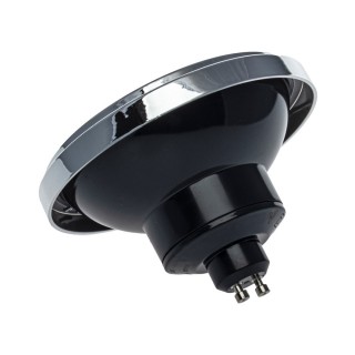 Żarówka AR111 12W GU10 4000K z odbłyśnikiem, czarna