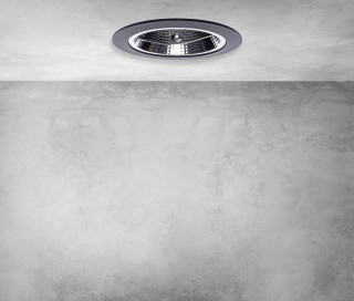 Oprawa podtynkowa REDONDO BLACK 1xAR111 GU10