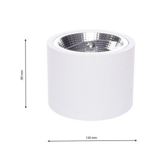 Lampa sufitowa  REDONDO WHITE 1xAR111 GU10