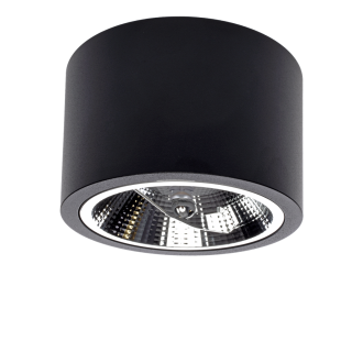 Lampa sufitowa REDONDO BLACK 1xAR111 GU10