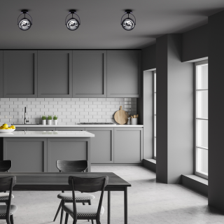 Oprawa podtynkowa LUGAR BLACK 1xAR111 GU10