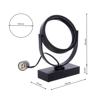 Oprawa natynkowa LUGAR BLACK 1xAR111 GU10