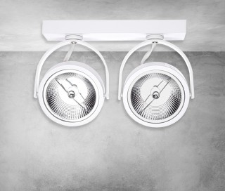 Oprawa natynkowa LUGAR WHITE 2xAR111 GU10