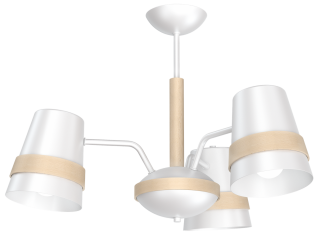 Żyrandol VENEZIA WHITE 3xE27