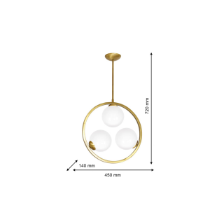 Lampa wisząca VIENNA 3xE14