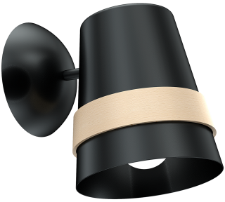 Kinkiet VENEZIA BLACK 1xE27