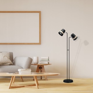 Lampa stojąca VENEZIA BLACK 2xE27
