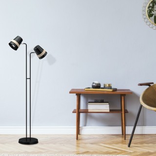 Lampa stojąca VENEZIA BLACK 2xE27