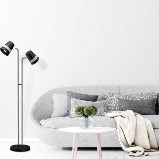 Lampa stojąca VENEZIA BLACK 2xE27