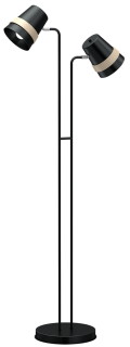 Lampa stojąca VENEZIA BLACK 2xE27