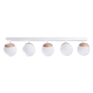 Lampa sufitowa SFERA WOOD 5xE14