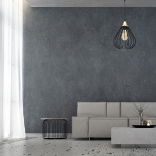 Lampa wisząca KANE BLACK 1xE27