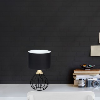 Lampa stołowa KANE BLACK 1xE27