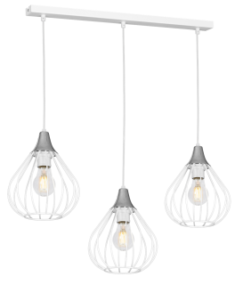 Lampa wisząca KANE WHITE 3xE27