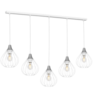 Lampa wisząca KANE WHITE 5xE27