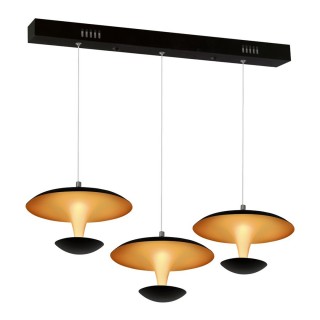 LAMPA WISZĄCA COSTA  3x12W LED CZARNA