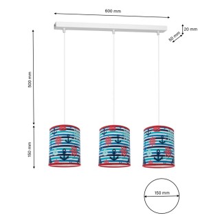 Lampa wisząca MARINE 3xE27