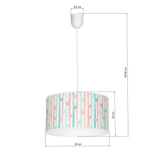 Lampa wisząca LOVELY 1xE27