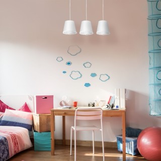 Lampa wisząca DAISY WHITE 3xE27