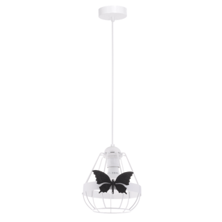 Lampa wisząca KAGO WHITE 1xE27