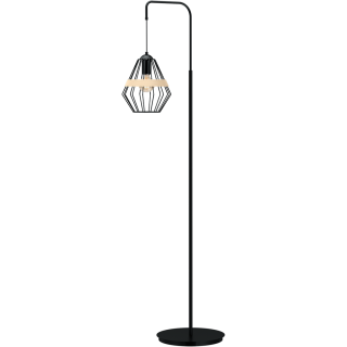 Lampa stojąca CLIFF BLACK 1xE27