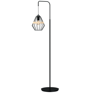 Lampa stojąca CLIFF BLACK 1xE27