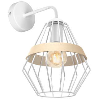 Kinkiet CLIFF WHITE 1xE27