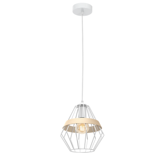 Lampa wisząca CLIFF WHITE 1xE27