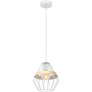 Lampa wisząca CLIFF WHITE 1xE27