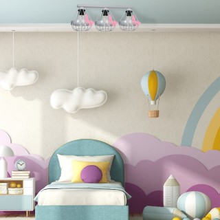 Lampa sufitowa KAGO GRAY 3xE27