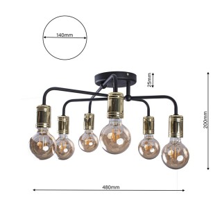 Lampa sufitowa DYLAN 6xE27