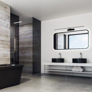 Kinkiet SPLASH BLACK 12W LED