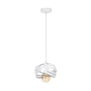 Lampa wisząca CORONA WHITE 1xE27