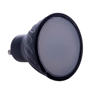 Żarówka LED 7W GU10 Barwa neutralna 4000K Czarny