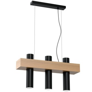 Lampa wiszaca WEST BLACK 3xGU10