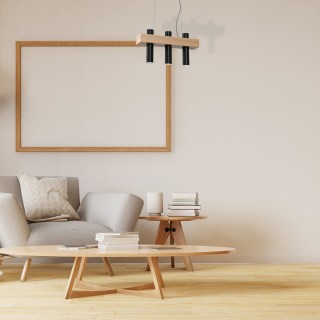 Lampa wiszaca WEST BLACK 3xGU10