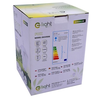 Lampa ogrodowa wisząca FOX WHITE 1xE27