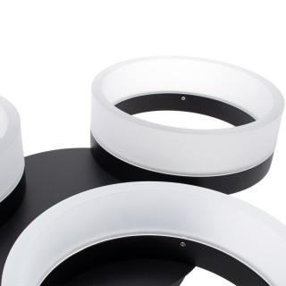 LAMPA SUFITOWA RING BLACK 36W LED