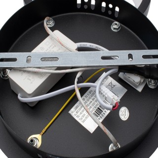 LAMPA SUFITOWA RING BLACK 36W LED