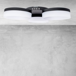 LAMPA SUFITOWA RING BLACK 36W LED