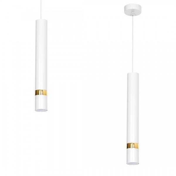 Lampa wisząca JOKER WHITE/GOLD 1xGU10