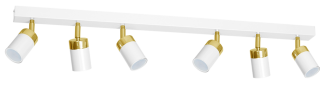 Lampa sufitowa JOKER WHITE/GOLD 6xGU10