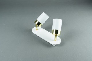 Lampa sufitowa JOKER WHITE/GOLD 2xGU10