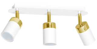 Lampa sufitowa JOKER WHITE/GOLD 3xGU10