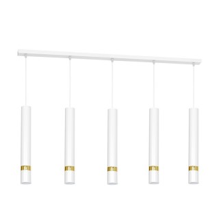 Lampa wisząca JOKER WHITE/GOLD 5xGU10