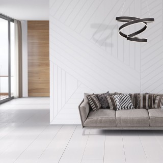 Lampa wisząca ANDROMEDA BLACK 45W LED