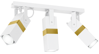 Lampa sufitowa VIDAR WHITE/GOLD 3xGU10