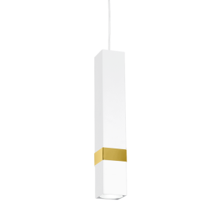 Lampa wisząca VIDAR WHITE/GOLD 1xGU10
